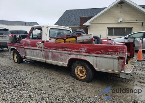 1972 Ford F100 from USA, damaged, VIN F10GLP34994